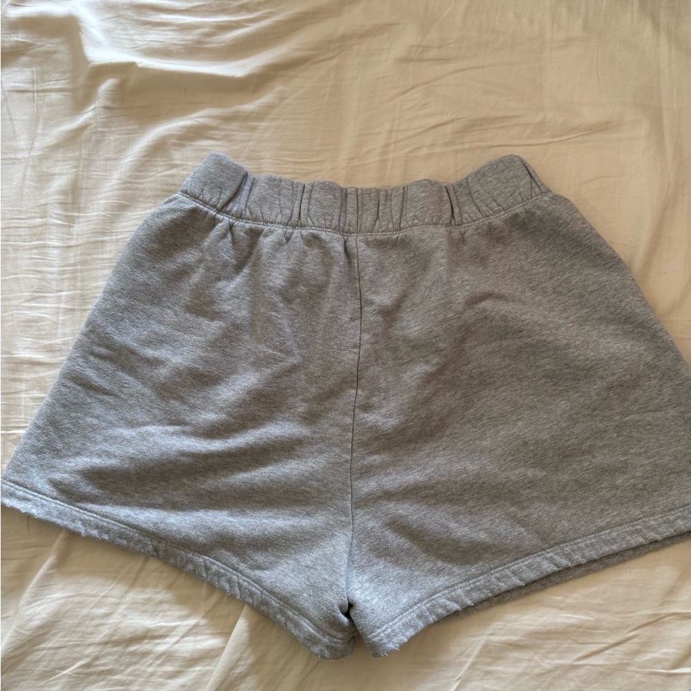nuuds Light Gray Athletic Shorts - Picture 3 of 5